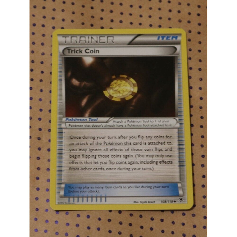 Trick Coin 108/119 Pokemon Card (2014)